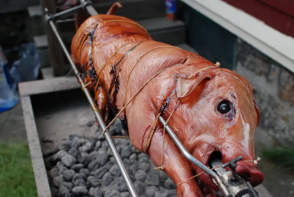 Spit Roasted Pig